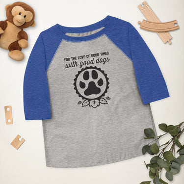 Good Dogs Icon Toddler Baseball Shirt